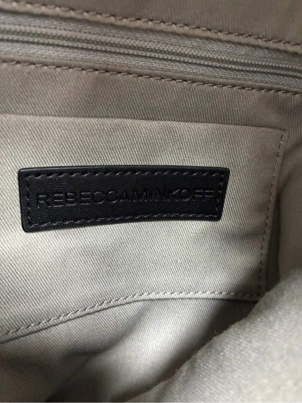 Rebecca Minkoff Pebbled Leather Navy Backpack with Gold Hardware